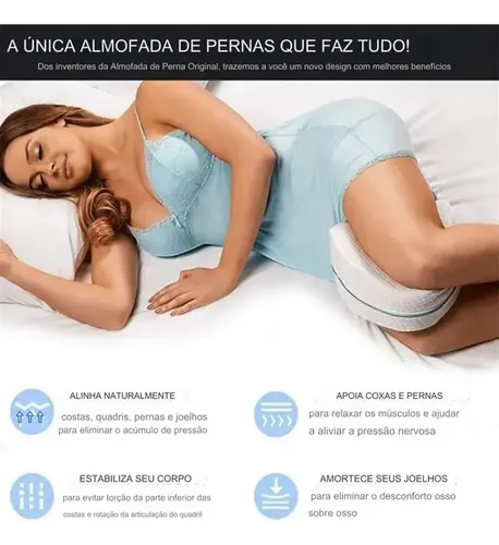 Almofada Travesseiro De Pernas Ortopédico - Imagem 4